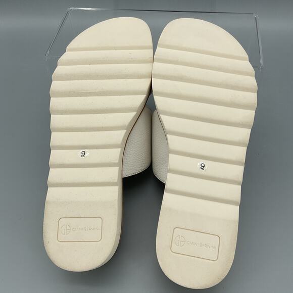 NEW Giani Bernini Women’s Bryerr Adjustable Espadrille Sandals Ivory Size 9M - Picture 8 of 10